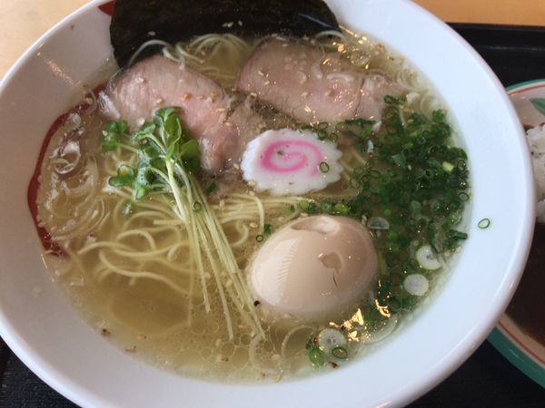 「塩ラーメン850円(+ミニカレー300円)」@Future of food KAWASEの写真