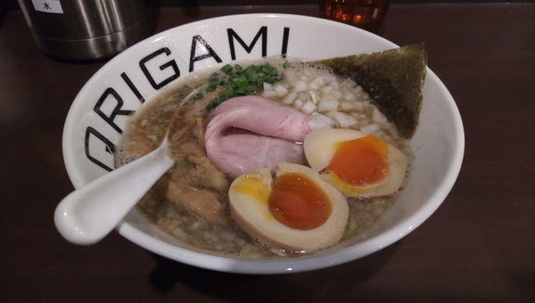 「煮干しそば（限定）」@麺屋 ORIGAMIの写真