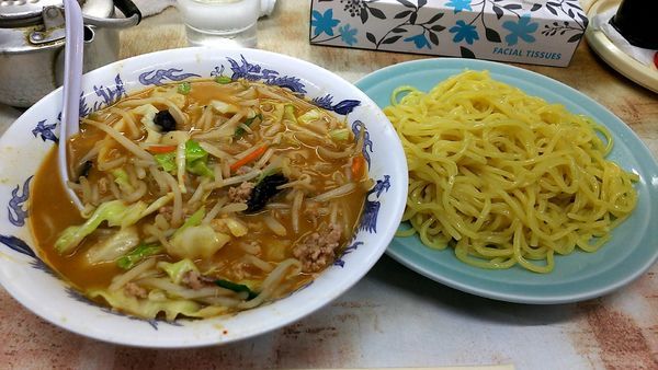 「味噌つけ麺/680円」@弥生亭の写真