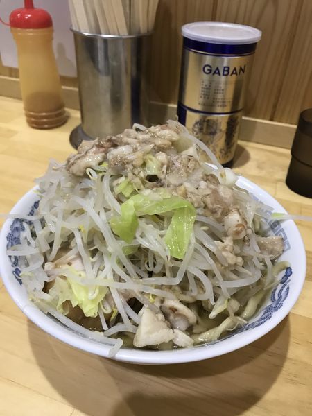 「小ラーメン ヤサイアブラ」@ラーメン寿々㐂の写真
