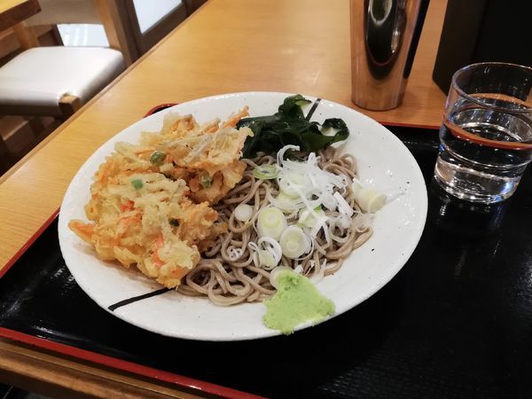 「冷しかき揚げそば」@しぶそば 長津田店の写真