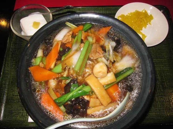 「五目湯麺単品　600円（ランチ）」@花彫酒家の写真