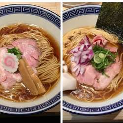 中華そば＋国産アゴ煮干しそば