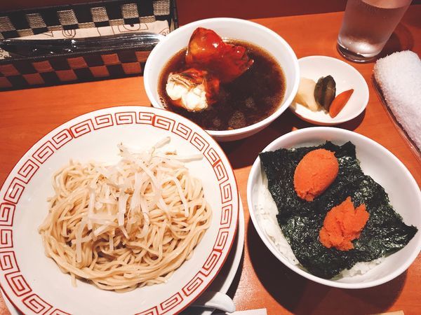 「はなぢ専用伊勢海老つけ麺🦞＋明太子ごはんセット1000円」@食堂酒場 Graciaの写真