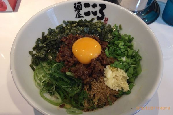 「台湾まぜそば 500円(オープン記念価格)」@麺屋こころ 船橋店の写真