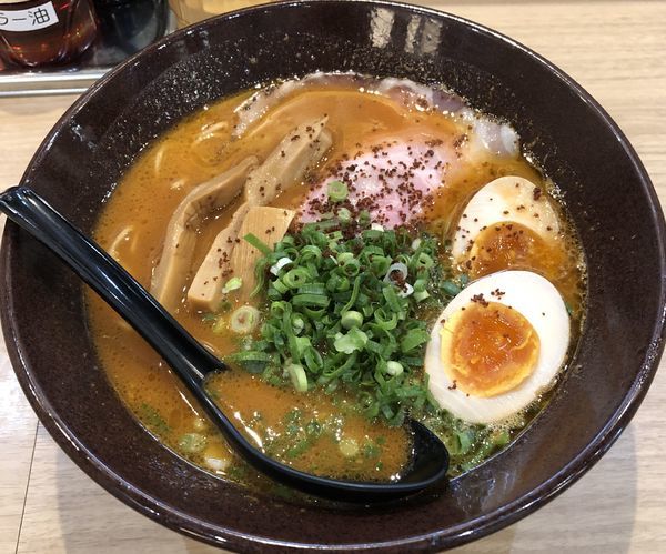 「海老玉らーめん（￥880）」@海老らーめん 肇の写真