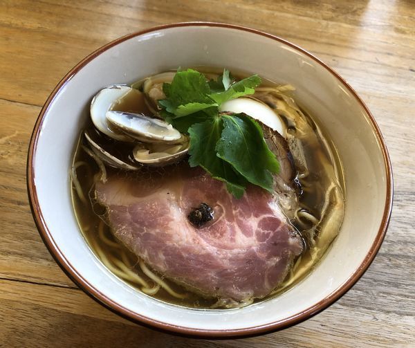 「404味玉蛤そば醤油」@404の写真