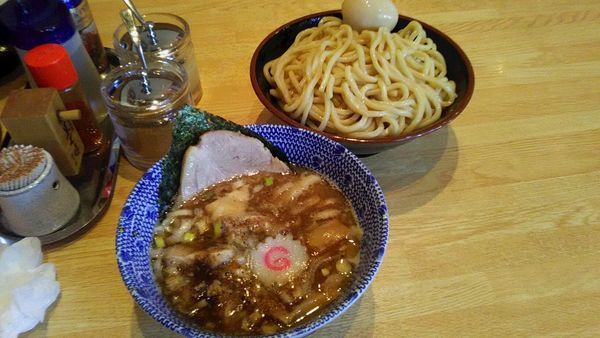 「半チャーシューつけ麺」@くり山の写真