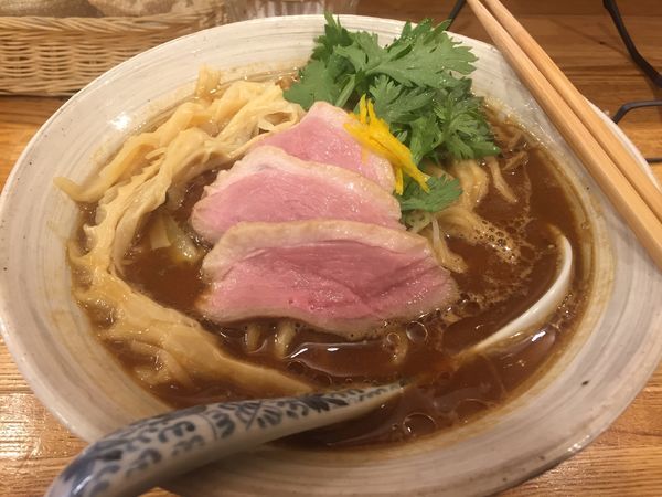 「赤味噌そば900円+大盛100円」@中華そば きなりの写真