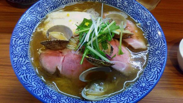 「チャーシュー貝出汁塩そば」@中華そば つの井の写真