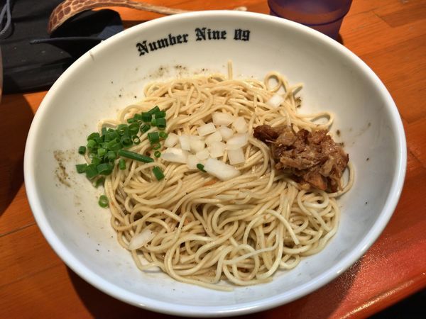 「和え玉＋煮干し」@麺Dining Number Nine 09の写真