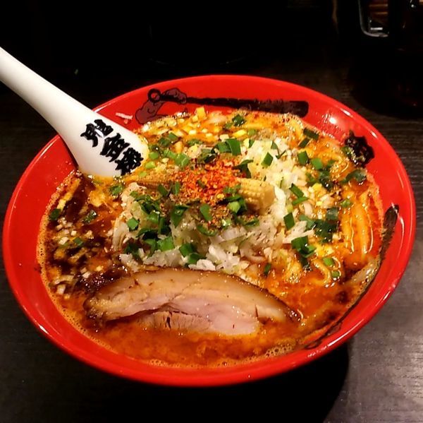 「カラシビ味噌らー麺 (カラ増し シビ増し)＋ネギ」@カラシビ味噌らー麺 鬼金棒の写真