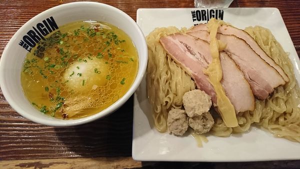 「特製塩つけ麺(1050円)」@らあめん元の写真