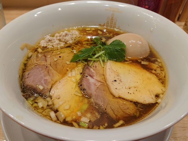 「特製醤油鶏そば(＋替え玉)」@鶏そばムタヒロの写真