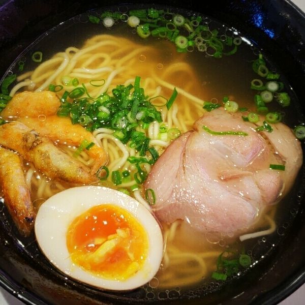 「北海魚介の塩ラーメン ３８０円」@はま寿司 石岡店の写真