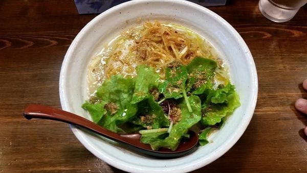 「塩ラーメン トリュフオイル掛け」@『   』（無銘）の写真