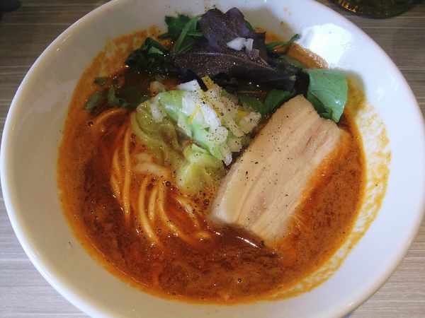 「トマトラーメン（880円）」@ラーメン やのけんの写真