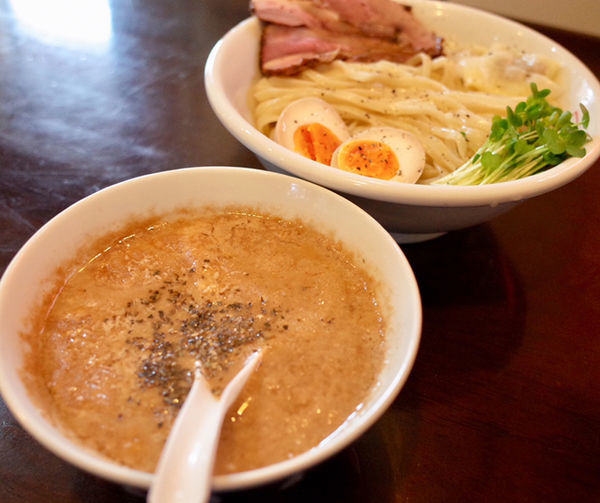 「羊のつけ麺…700円＋羊のロースト…200円」@羊麺めぇ〜でんの写真