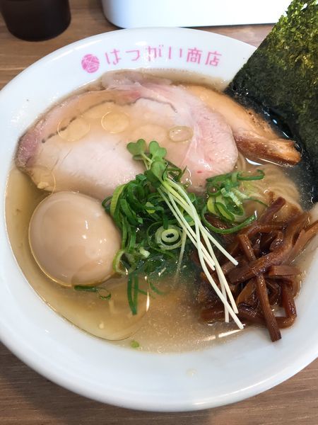 「しおそば＋味玉」@はつがい商店の写真