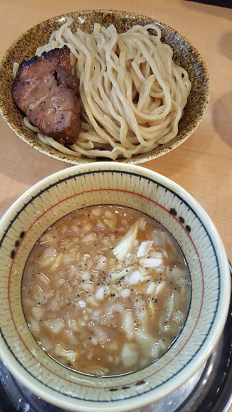 「づけめん中盛」@雷神 角ふじの写真