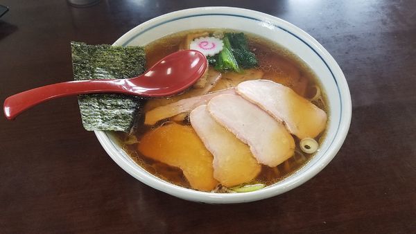 「中華そば　大盛」@とら食堂 松戸分店の写真