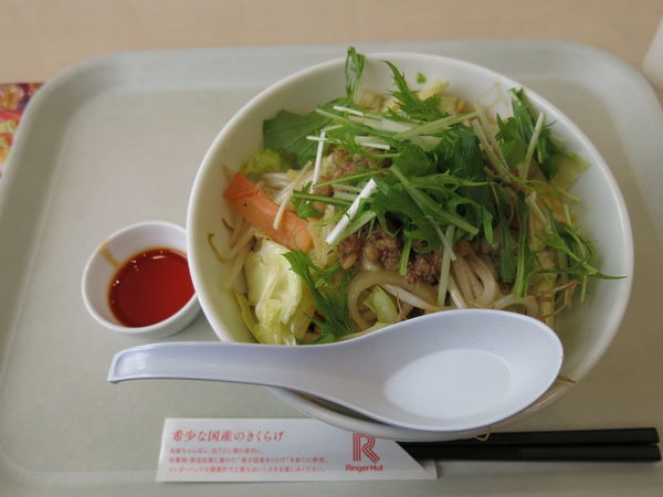 「まぜ辛めん＋麺増量：648円」@リンガーハット アリオ西新井店の写真