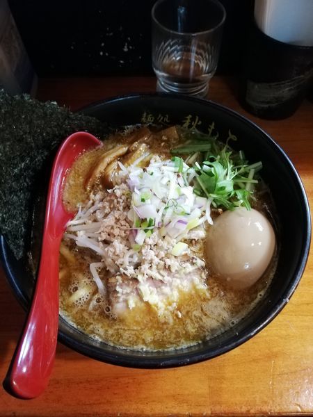「味噌らーめん950円クーポン味玉」@麺処 秋もとの写真