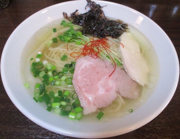 「鶏清湯塩らーめん　850円」@麺庵 小島流 西巣鴨店の写真