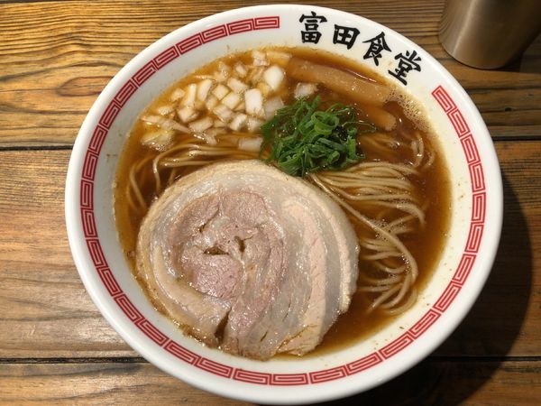 「煮干しそば 780円」@松戸中華そば 富田食堂の写真