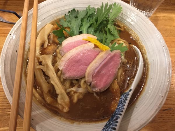 「赤味噌そば900円+大盛100円」@中華そば きなりの写真