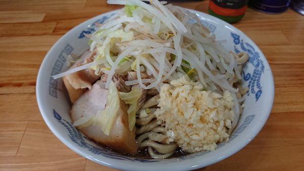 「ラーメン 小 ニンニク」@ラーメン寿々㐂の写真