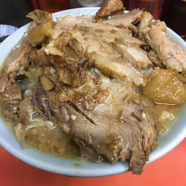 「国産ブタメン」@ラーメン富士丸 神谷本店の写真