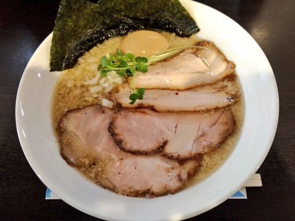 「きまぐれ限定 特製背脂煮干そば」@麺屋 シロサキの写真