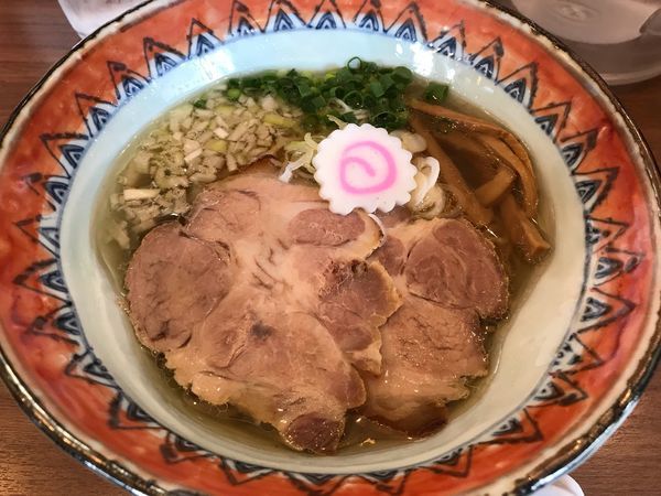 「鯖だし塩ラーメン 650円」@石臼玄麦自家製らーめん 丸竈の写真