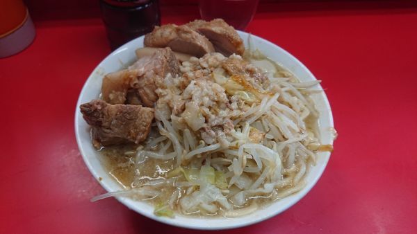 「小豚少な目　脂」@ラーメン二郎 三田本店の写真