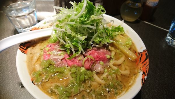 「ワサビみそラーメン（１日２０食限定、１２００円）」@麺屋武蔵 巌虎の写真