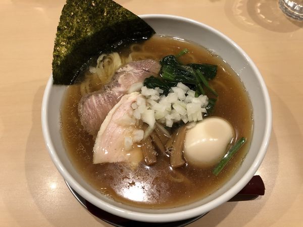 「味玉にぼしそば」@中華蕎麦 円雀の写真