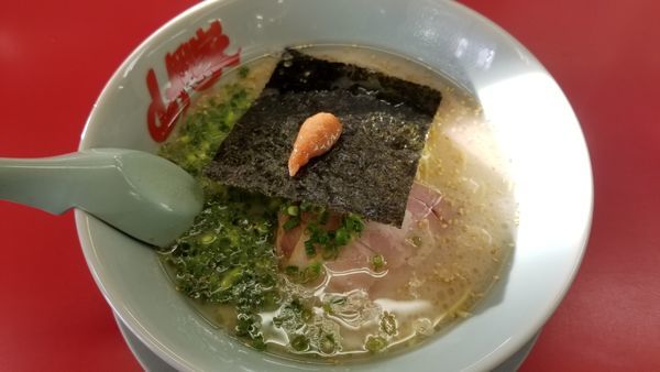 「朝ラーメン　チャーシュー2枚トッピング」@山岡家 松本店の写真