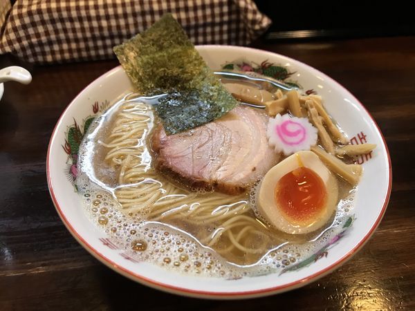 「追い煮干し中華そば【塩】」@麺座 かたぶつの写真