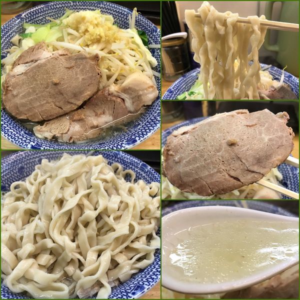 「塩らーめん太麺¥600（ニンニク・ショウガ）」@らーめん きじとらの写真