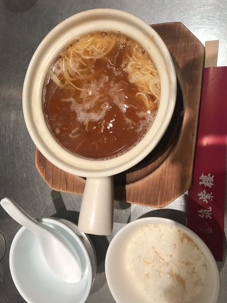 「頂上麺セット1900円ハーフ」@頂上麺 筑紫樓ふかひれ麺専門店 八重洲店の写真