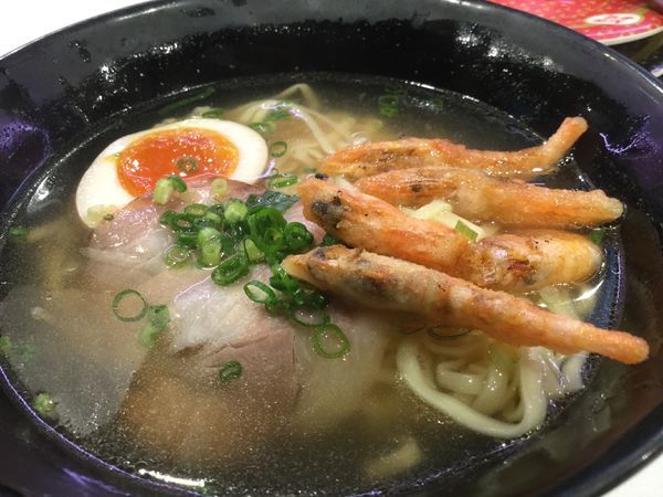 「北海魚介の塩ラーメン410円」@はま寿司 ポンテポルタ千住店の写真
