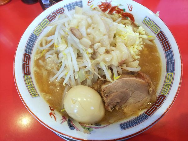 「ラーメン並盛り　ニンニクアブラ味玉　780円」@ジャンプの写真