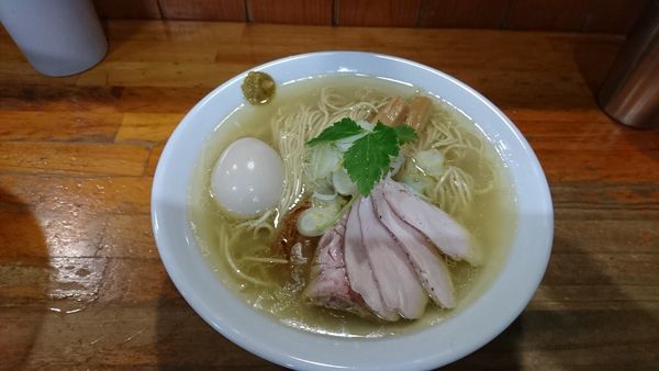 「特製鶏そば塩」@麺屋 むじゃきの写真