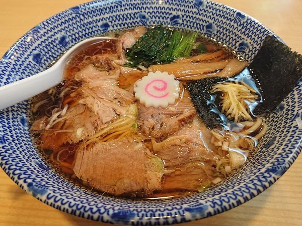 「長岡中華そば(＋チャーシュー増しとライス)」@かみの屋の写真