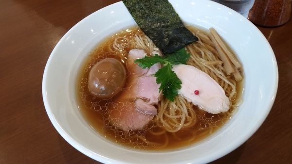 「味玉醤油ラーメン850円」@中華そば 七麺鳥の写真