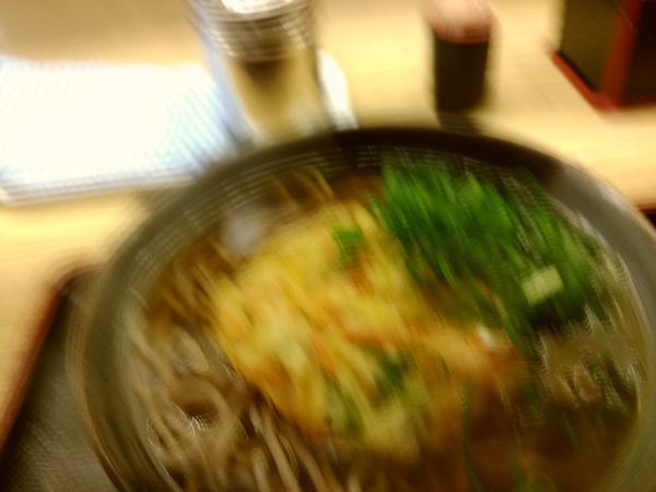 「かき揚げそば320円」@南海そば 新今宮店の写真