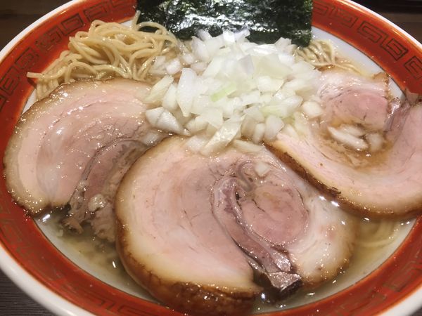 「背脂煮干拉麺＋チャーシュー（950円）」@拉麺5510の写真