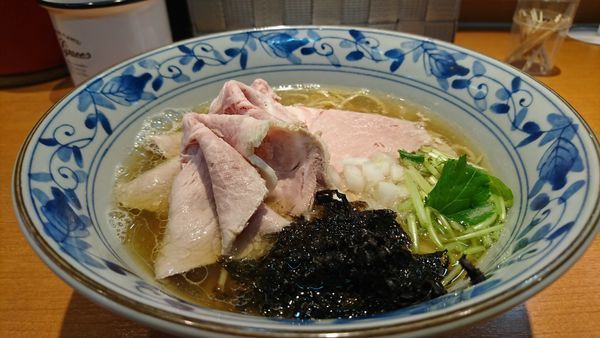 「煮干し中華そば 肉まし」@㐂九八 ～garage～の写真