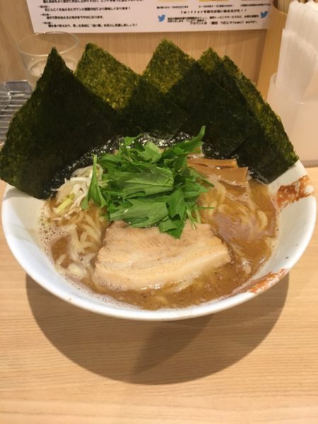 「らーめん＋のり」@麺処つむじの写真